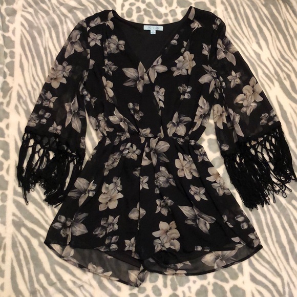 She + Sky Dresses & Skirts - She + Sky Floral Romper